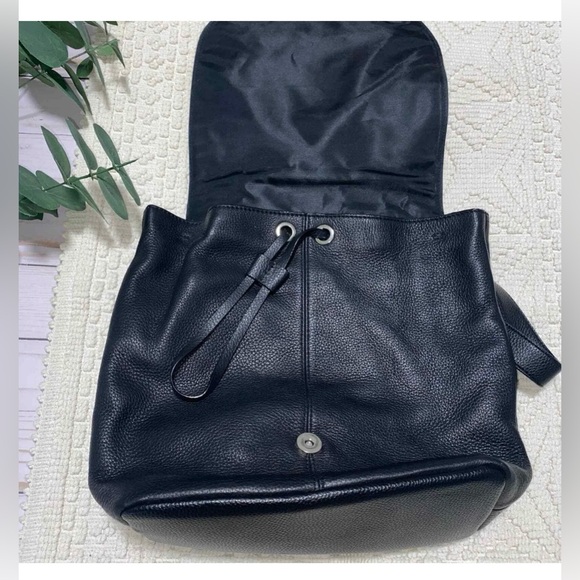 NWOT Sanctuary Black Leather Backpack - Picture 8 of 13